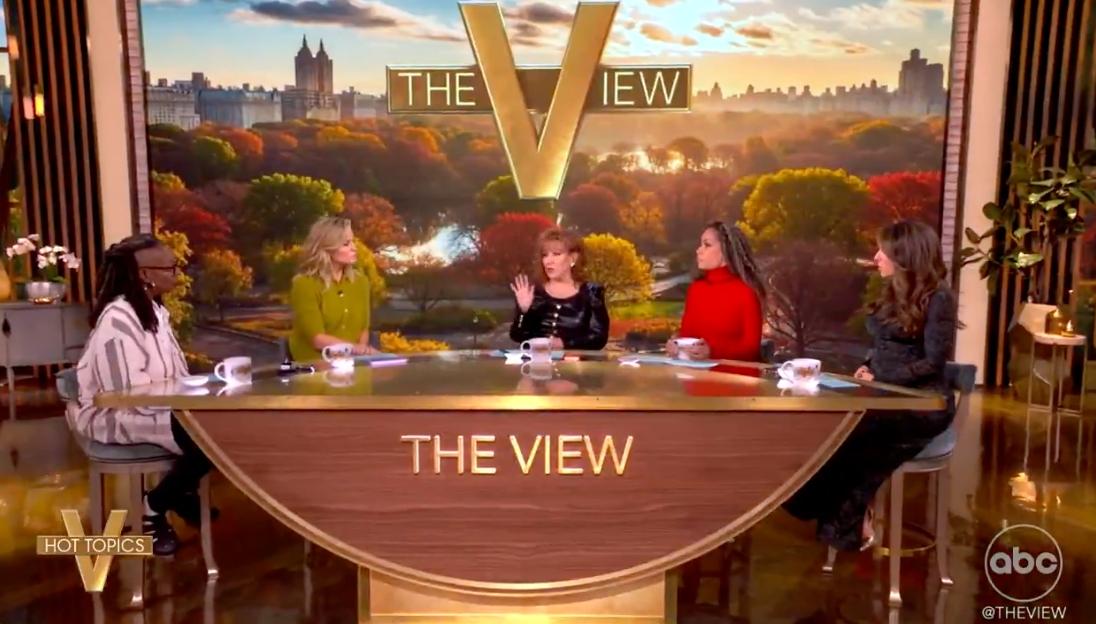 Photo of Behar joked she wears a bra because she 'can't have things hanging around' on TV.