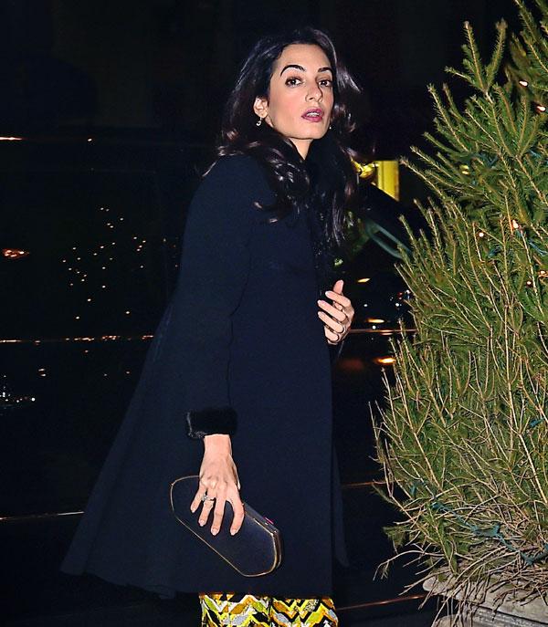 George clooney amal pregnant