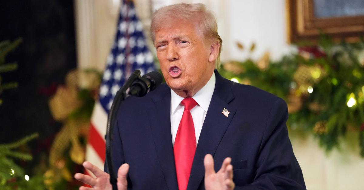 Image of Donald Trump slammed CBS, ABC and NBC for being homes to top late-night shows.