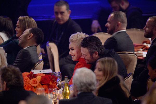 Gwen Stefani Blake Shelton Dating PDA Pre Grammy Dinner