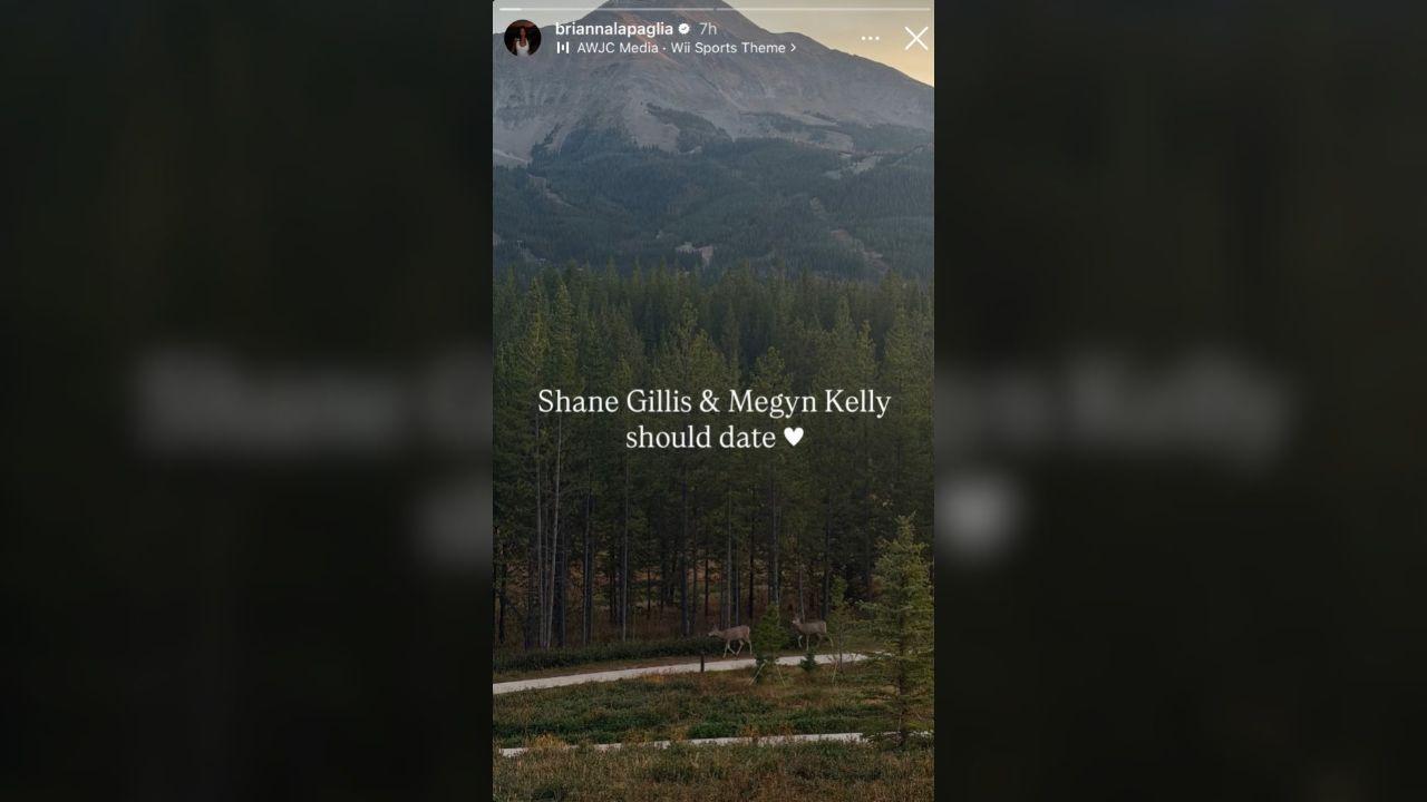 image of Brianna LaPaglia shared her unexpected matchmaking suggestion on Instagram Stories.