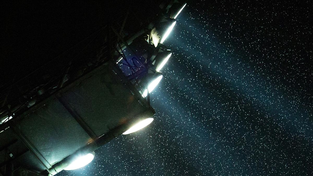 Image of stadium lights