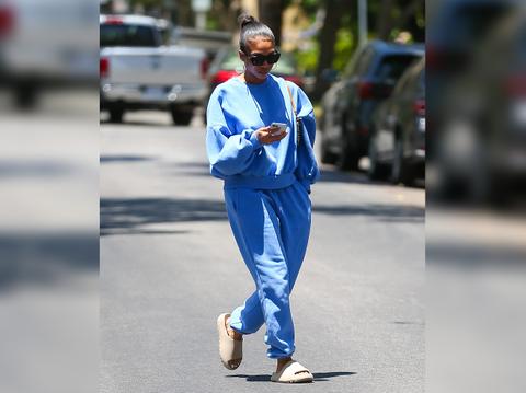 lori harvey michael b jordan breakup sweatsuit shop