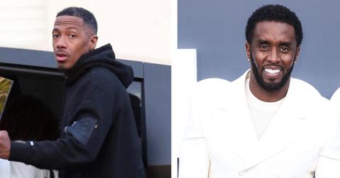 Composite photo of Nick Cannon and Sean 'Diddy' Combs.