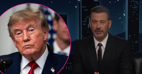 Composite photo of Donald Trump and Jimmy Kimmel.