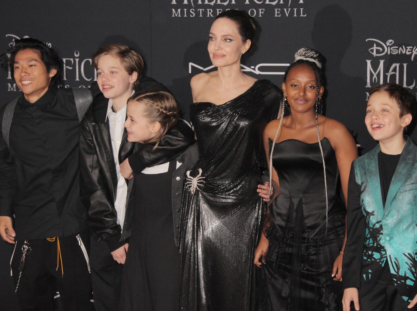 pax jolie pitt takes dog walk siblings mom angelina jolies only friends