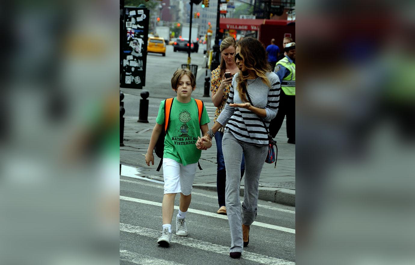 sarah jessica parker son james lunch nyc