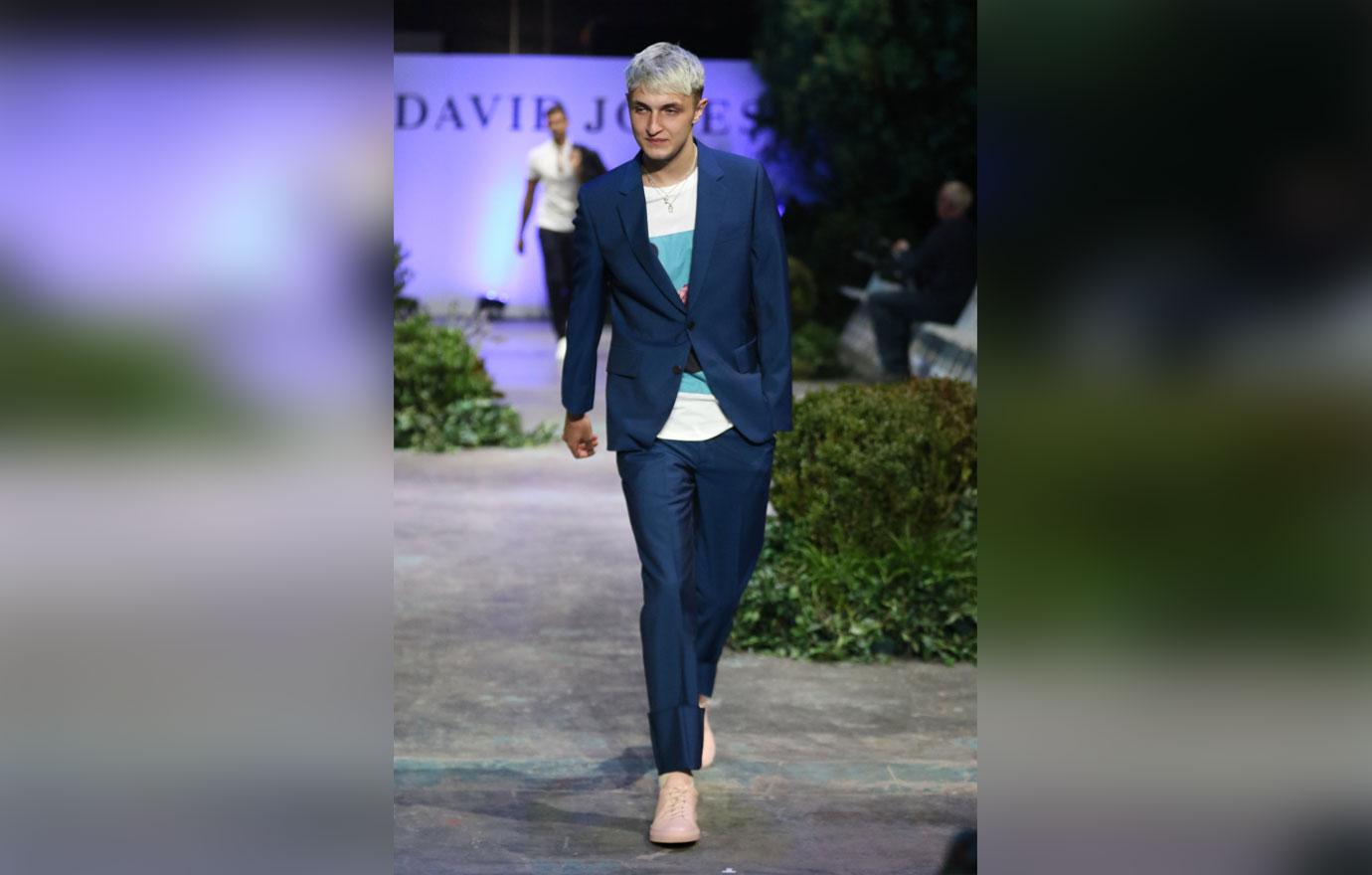 Anwar Hadid at the David Jones Spring Summer 2018 Collections Launch dress rehearsal