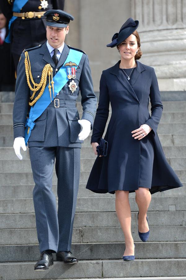 Pregnant kate middleton prince william st paul cathedral 005