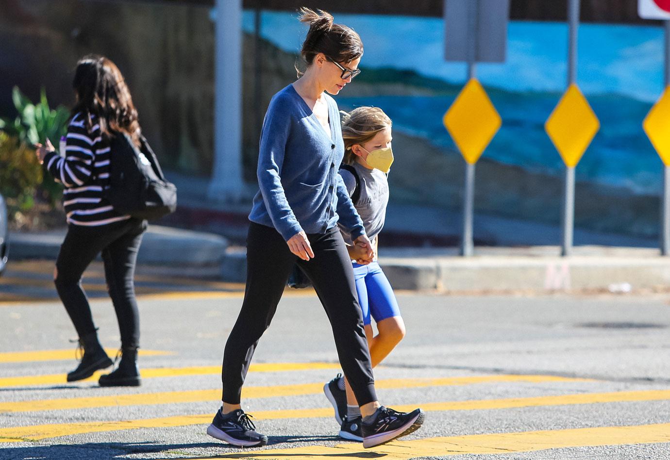 jennifer garner runs errands with son samuel in los angeles photos