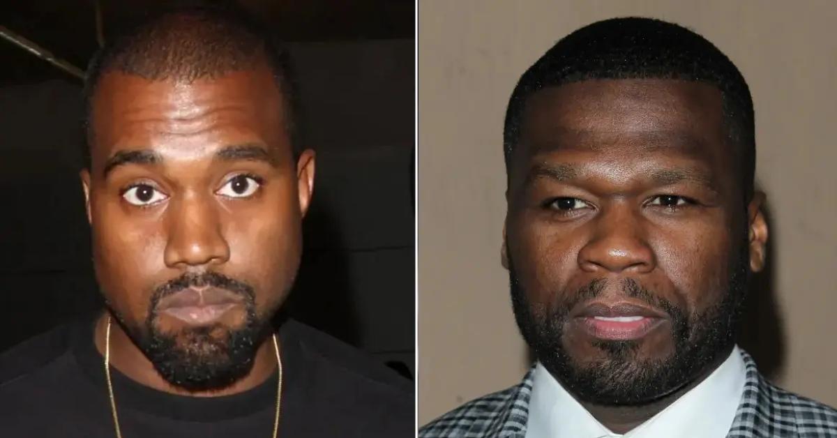 Composite photo of Kanye West and 50 Cent