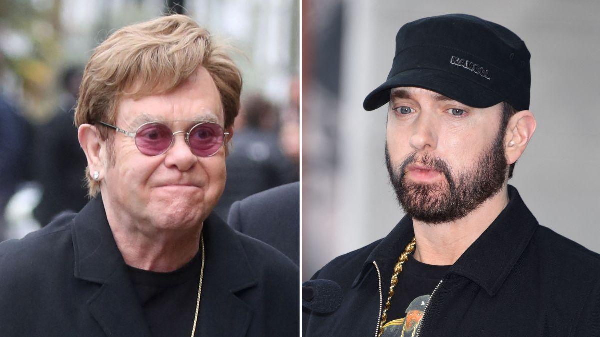 Image of According to Two Friends, Elton John singing the hooks while Eminem raps would be the ultimate dream collaboration.