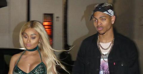 *PREMIUM EXCLUSIVE* Blac Chyna and her new boyfriend Mechie Holding Hands as they leave a nightclub at 4AM