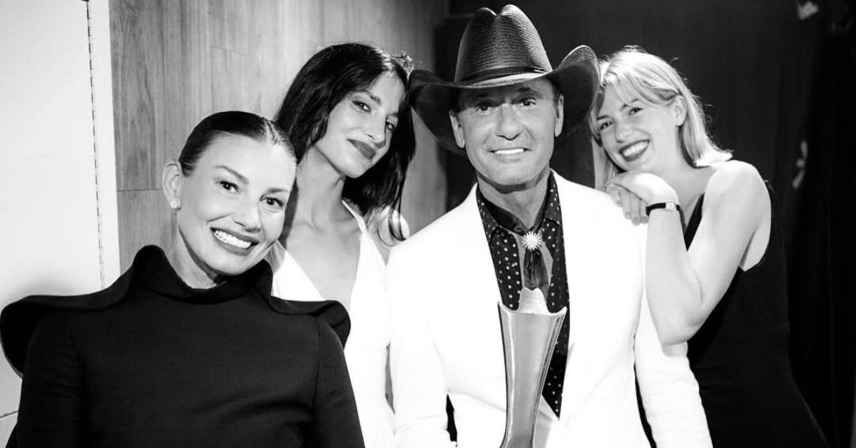 Photo of Faith Hill, Tim, Audrey and Maggie McGraw