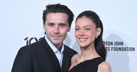Photo of Brooklyn Beckham and Nicola Peltz.