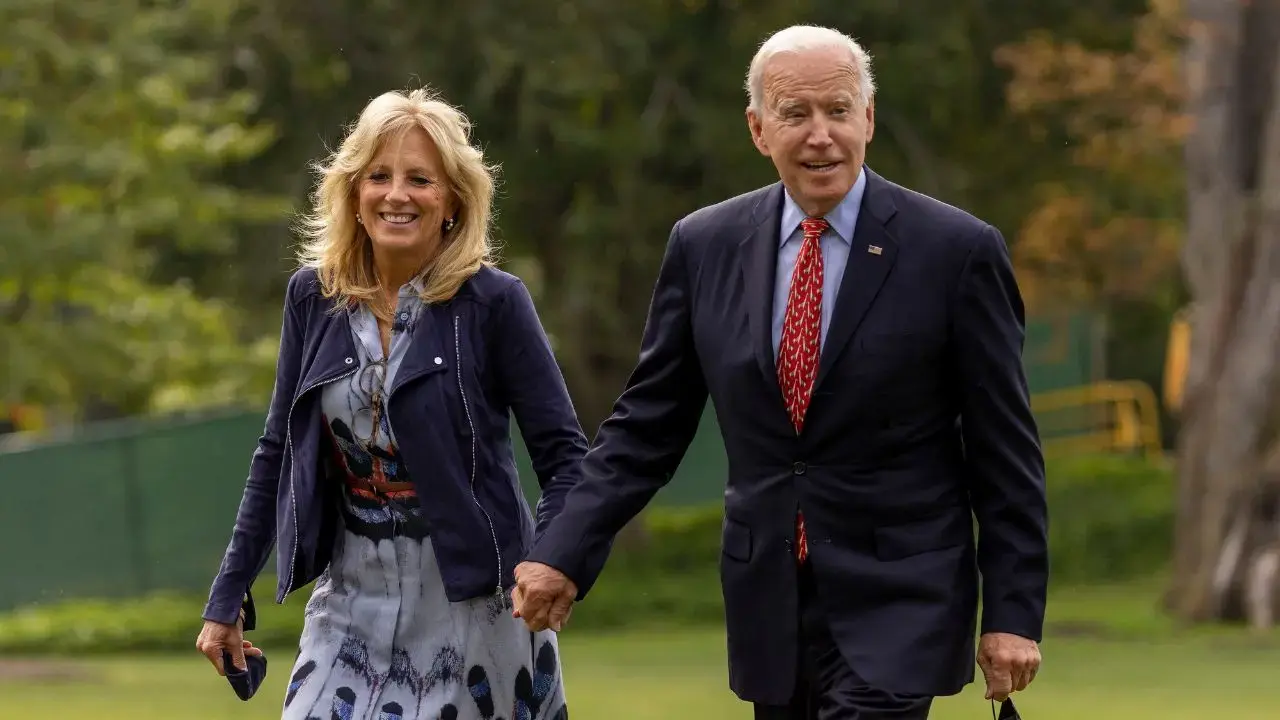 Image of Joe and Jill Biden tied the knot in June 1977 after meeting on a blind date.