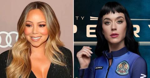 Composite photo of Mariah Carey and Katy Perry