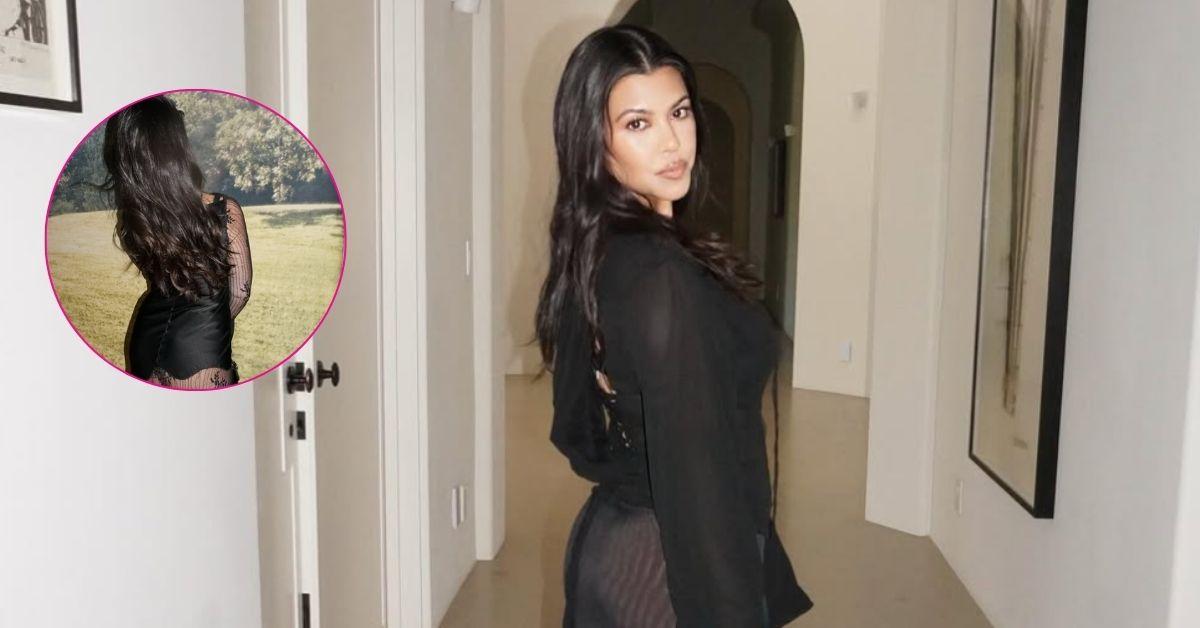 Kourtney Kardashian Almost Exposes Butt In Scandalous Lace Dress: Photos