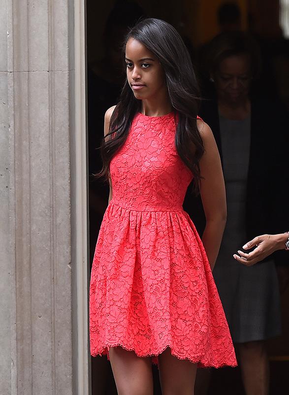 First Lady Michelle Obama Visits Downing Street