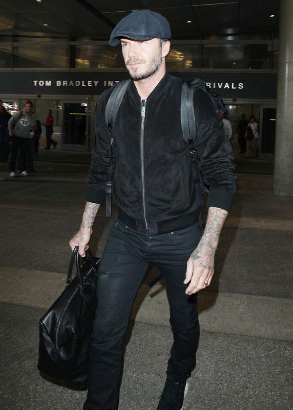 Hottie David Beckham Walks Through LAX, Makes Women Swoon Worldwide