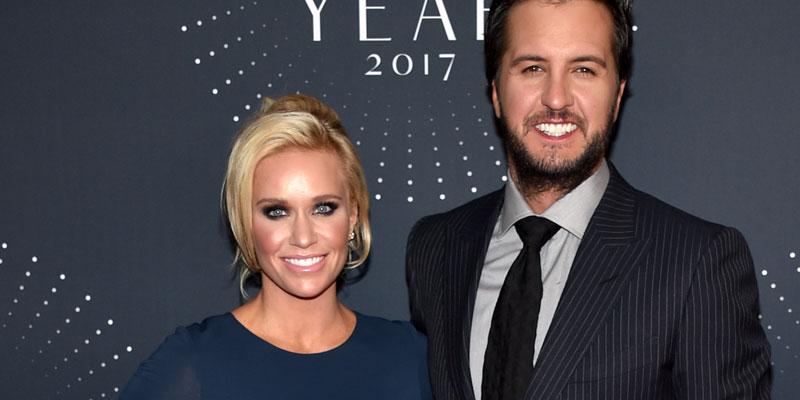 Luke Bryan and wife at the CMT awards