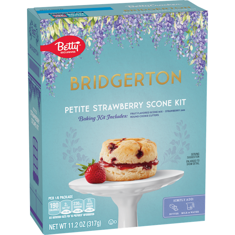 betty crocker bridgerton petite strawberry scone mix kit