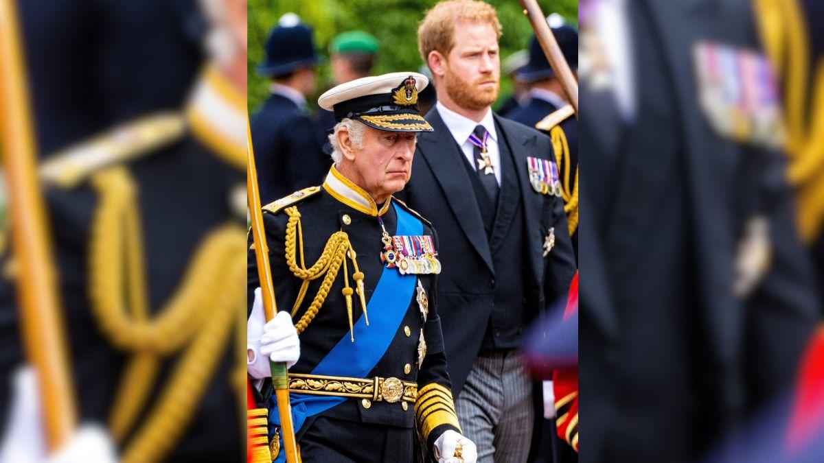 Image of Prince Harry reunited his family with his father King Charles on Friday, July 10.