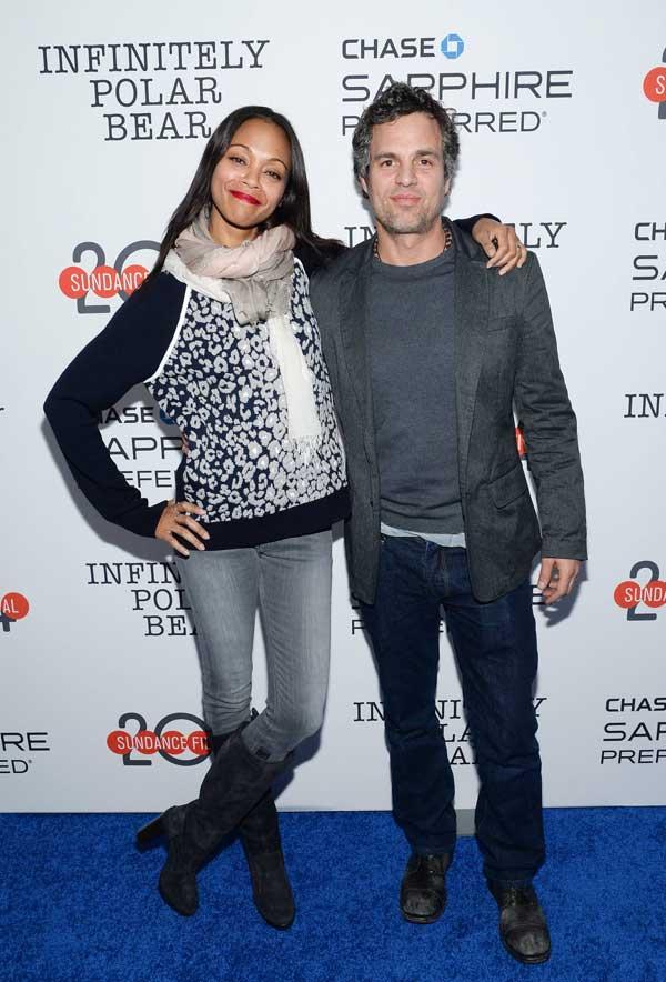 Mark ruffalo zoe saldana