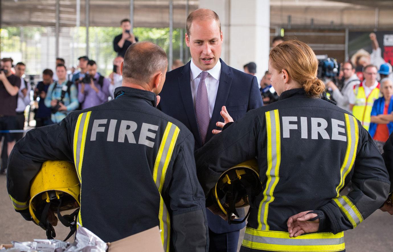 Prince William Hugs Victim London Fire Photos 06