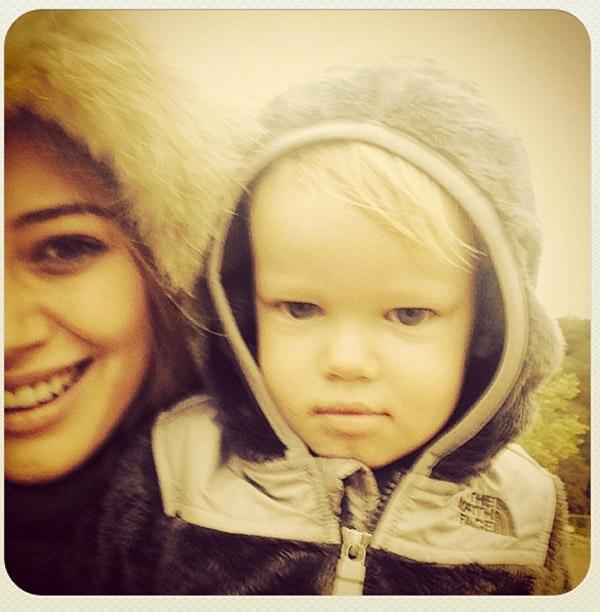 Hilary duff son luca