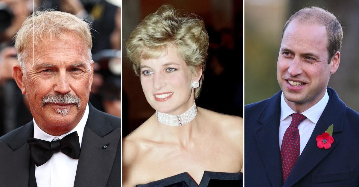 kevin costner prince william told him princess diana fancied him pp