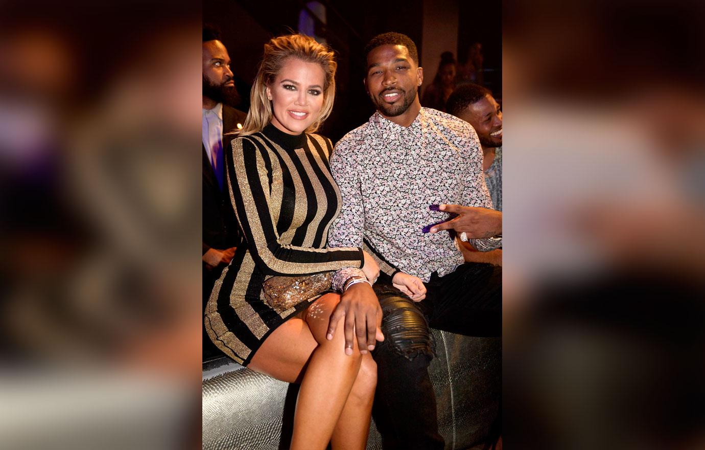 Khloe Kardashian And Tristan Thompson at LIV at Fontainebleau