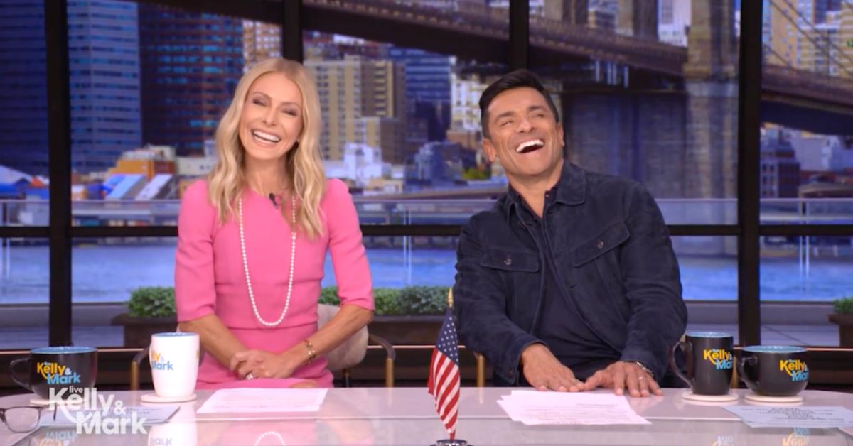 Image of Kelly Ripa teased Mark Consuelos ahead of the premiere of '9-1-1.'