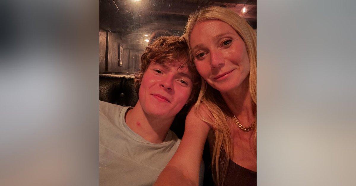 Photo of Moses Martin and Gwyneth Paltrow