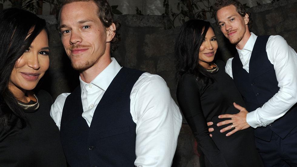 Ryan doresey rubs naya rivera baby bump