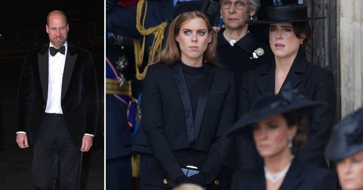 image of Prince William has sympathy for the York princesses.