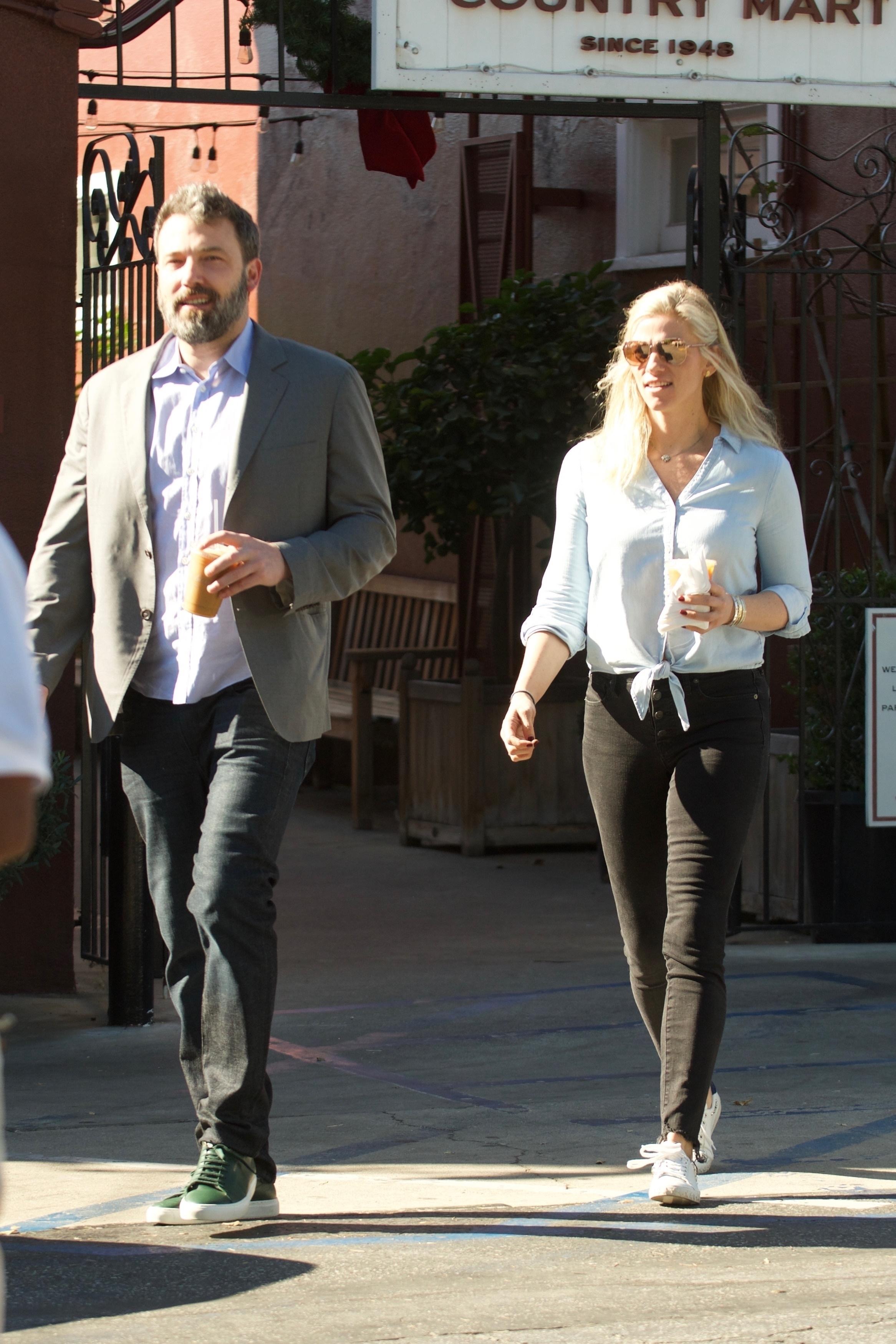 Ben Affleck and Lindsay Shookus grab lunch together