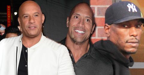 The rock feud tyrese vin diesel