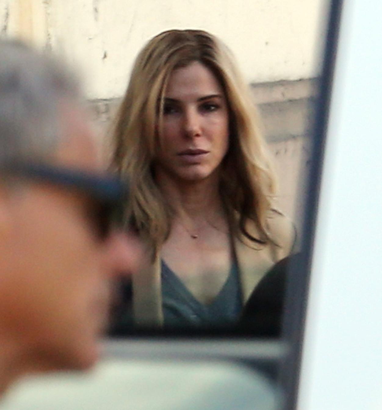 Blonde Sandra Bullock shoots latest movie in Puerto Rico