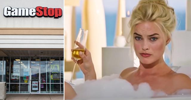 the big short margot robbie gamestop stock market surge pf
