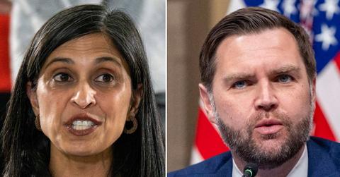 split of Usha and J.D. Vance.