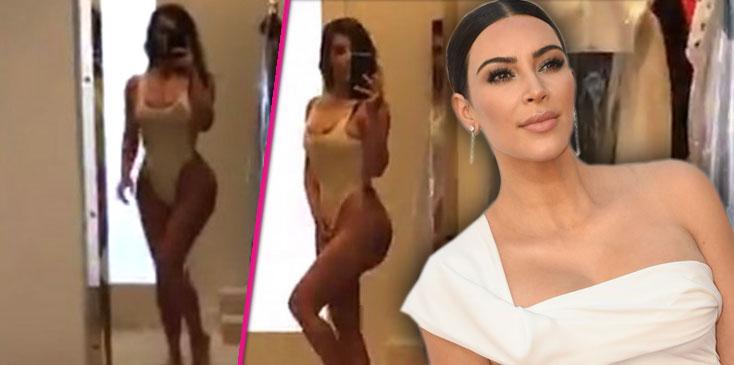 kim kardashian post baby body