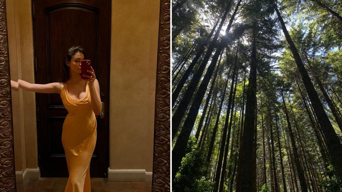 Photo of Carys Zeta Douglas shared new vacation photos posted on social media. 