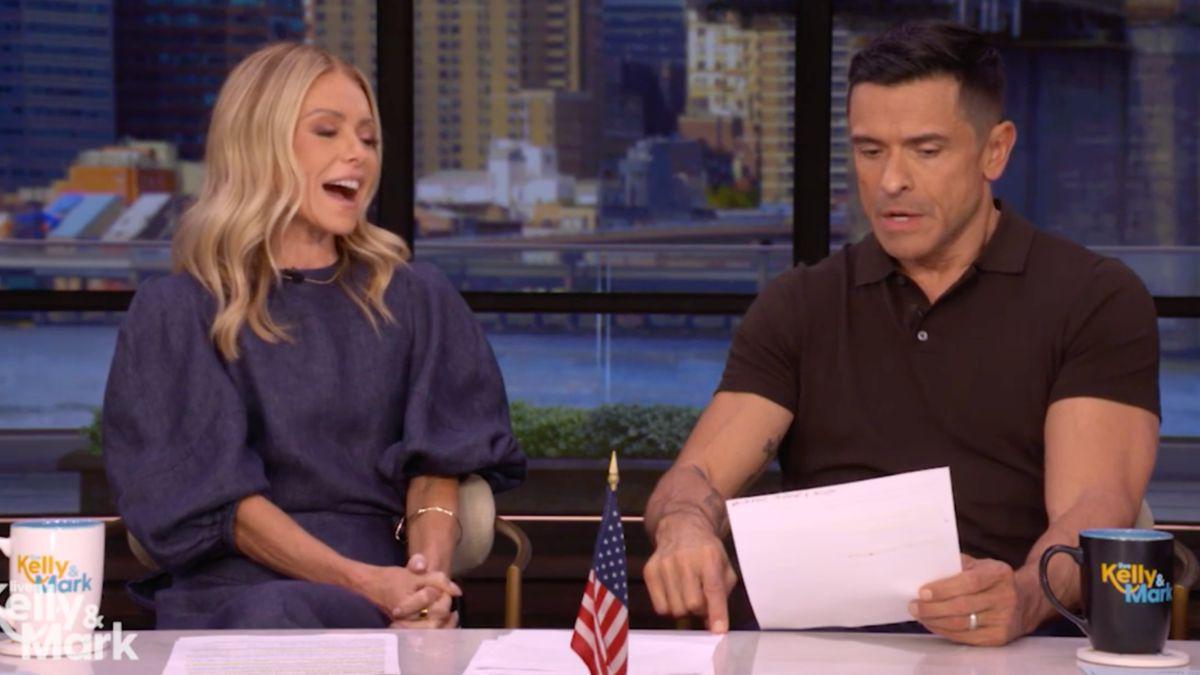 Image of Kelly Ripa isn't buying rumors claiming Taylor Swift and Travis Kelce are tying the knot at MSG.