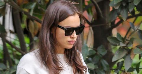 Pregnant Irina Shayk displays her HUGE rock!