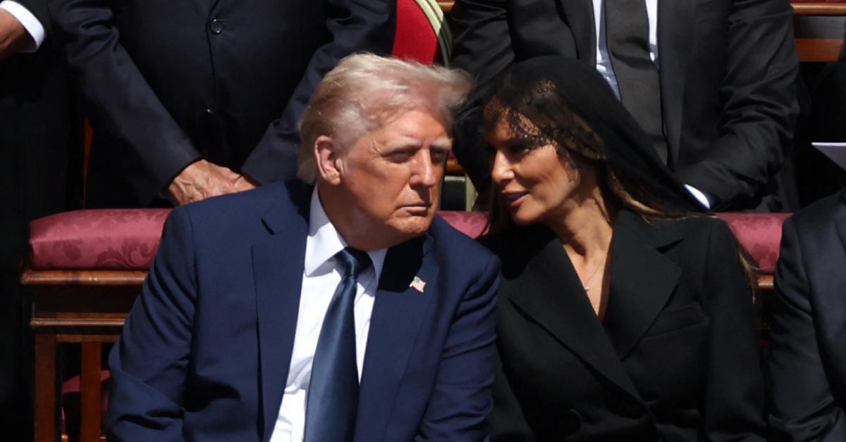 melania trump bossy behavior exposed donald pope francis funeral