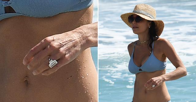 bethenny frankel emerald cut engagement ring diamond details pf