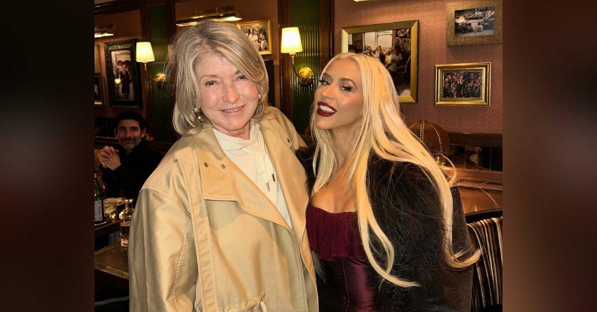 Photo of Martha Stewart and Christina Aguilera