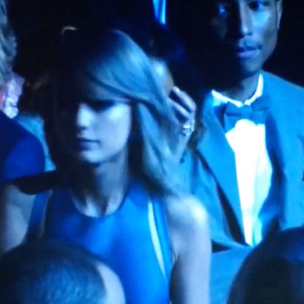 Pharrell grammy awards 2015 shades taylor swift dancing04