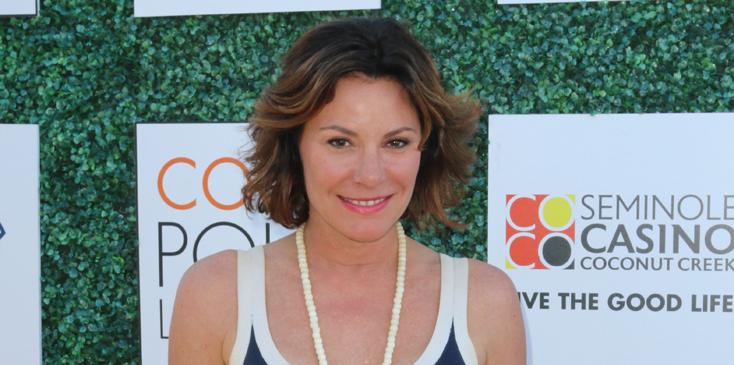 Real Housewives of New York star Countess Luann de Lesseps at the International Polo Club Palm Beacfor the C. V. Whitney Cup.